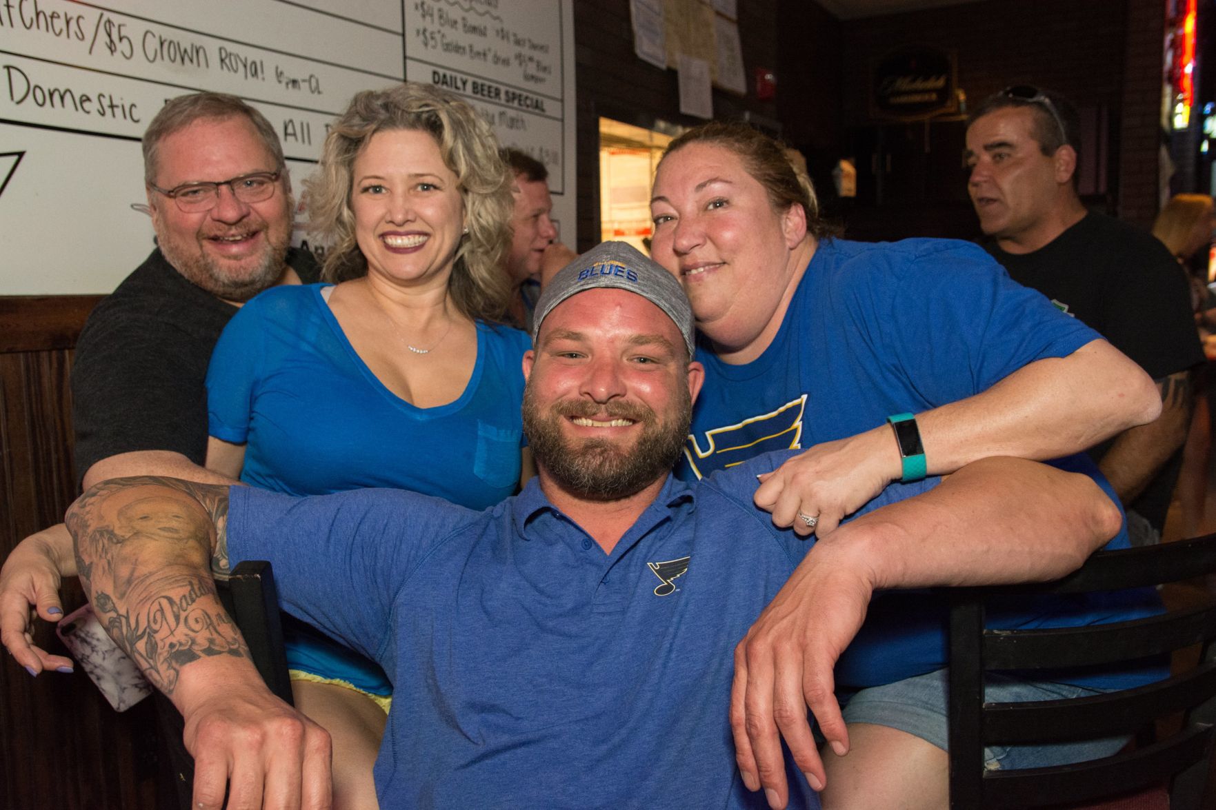 Blues Fans at Hotshots Wentzville during the Stanley Cup Final Game 1